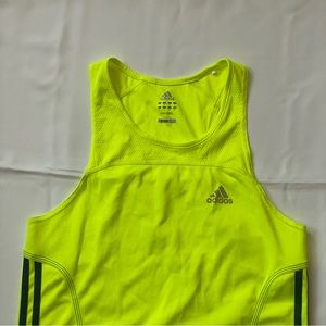 Neon Yellow Adidas Singlet